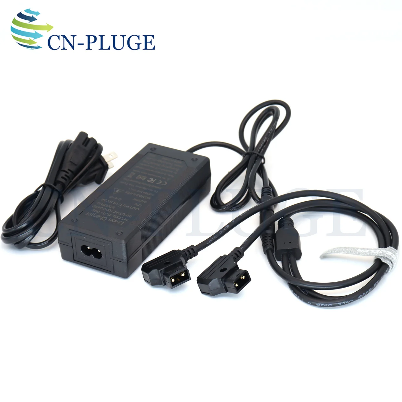 16.8V 13A Power Adapter to Dual D-TAP, Camera V-Mount and B-Mount Battery Charger,