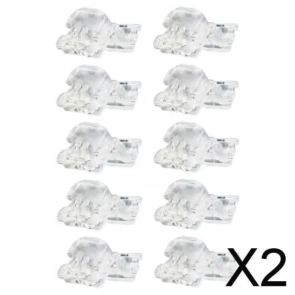 

2x 20 Pcs Cord Locks Stopper Locks No Need Tie Plastic Toggle Stoppers Rope Locks for S Backpacks Use