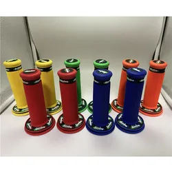 Colorful Handle Bar Motorcycle Handlebar Grip For Yamaha ATV Parts Dirt Pit Bike Grips Racing Motocross Gel Rubber Universal