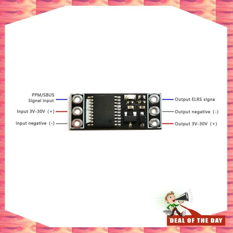 Módulo CR1 de entrega en 24 horas, placa adaptadora PPM/SBUS a ELRS CRSF para transmisor AT9S FLYSKY WLFY MC
