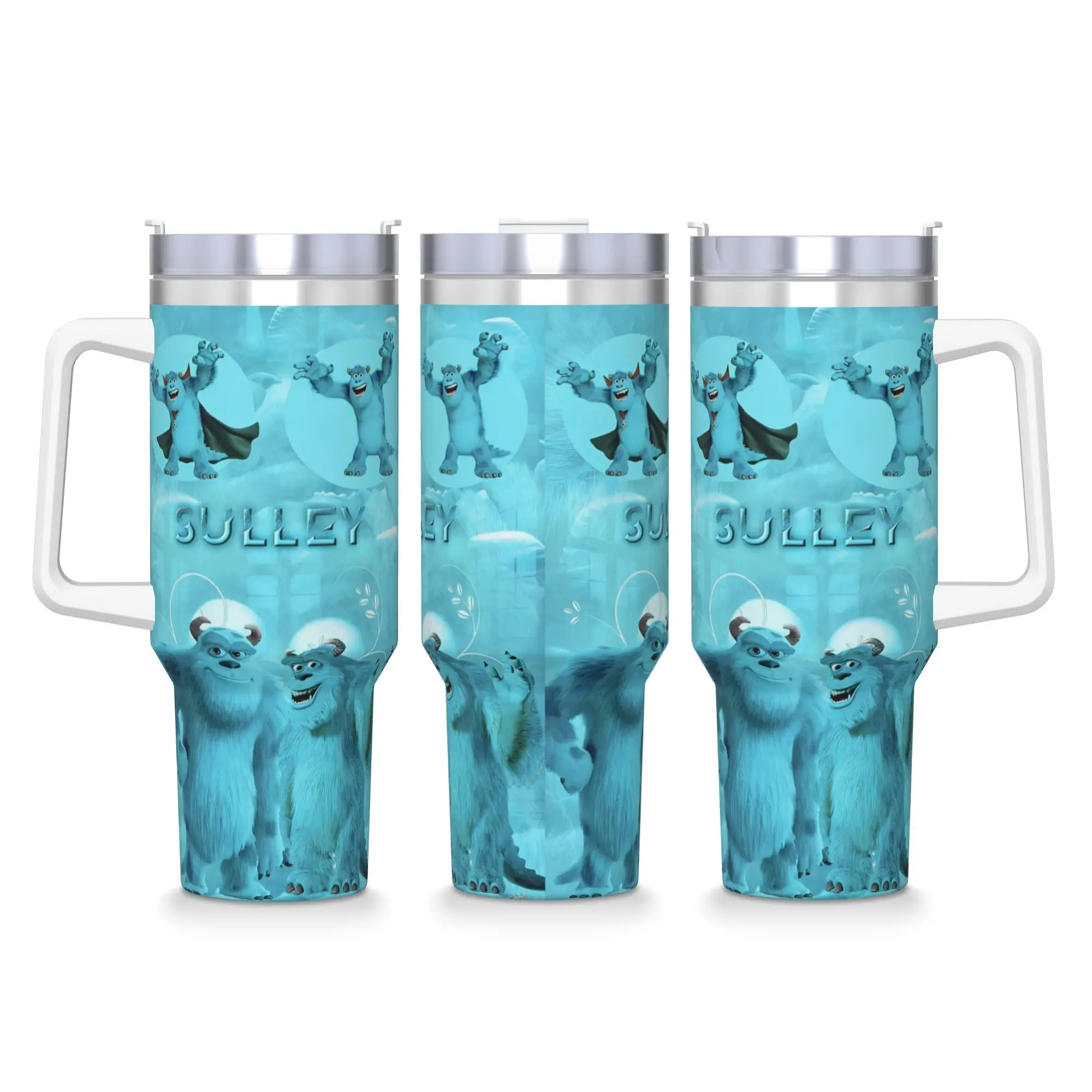 

Термокружка-тамблер из нержавеющей стали с героями мультфильма «Монстры, Inc.» (Джеймс П. Салливан), герметичная, для холодных напитков