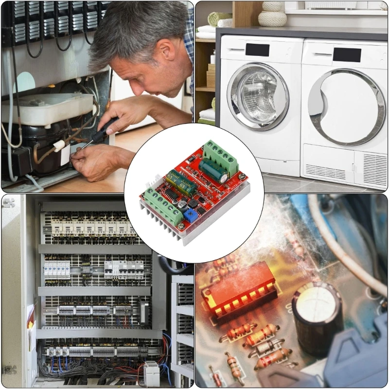 Efficient Motor Driver Ranges Effect Equipped Three Phase Controllers 400W