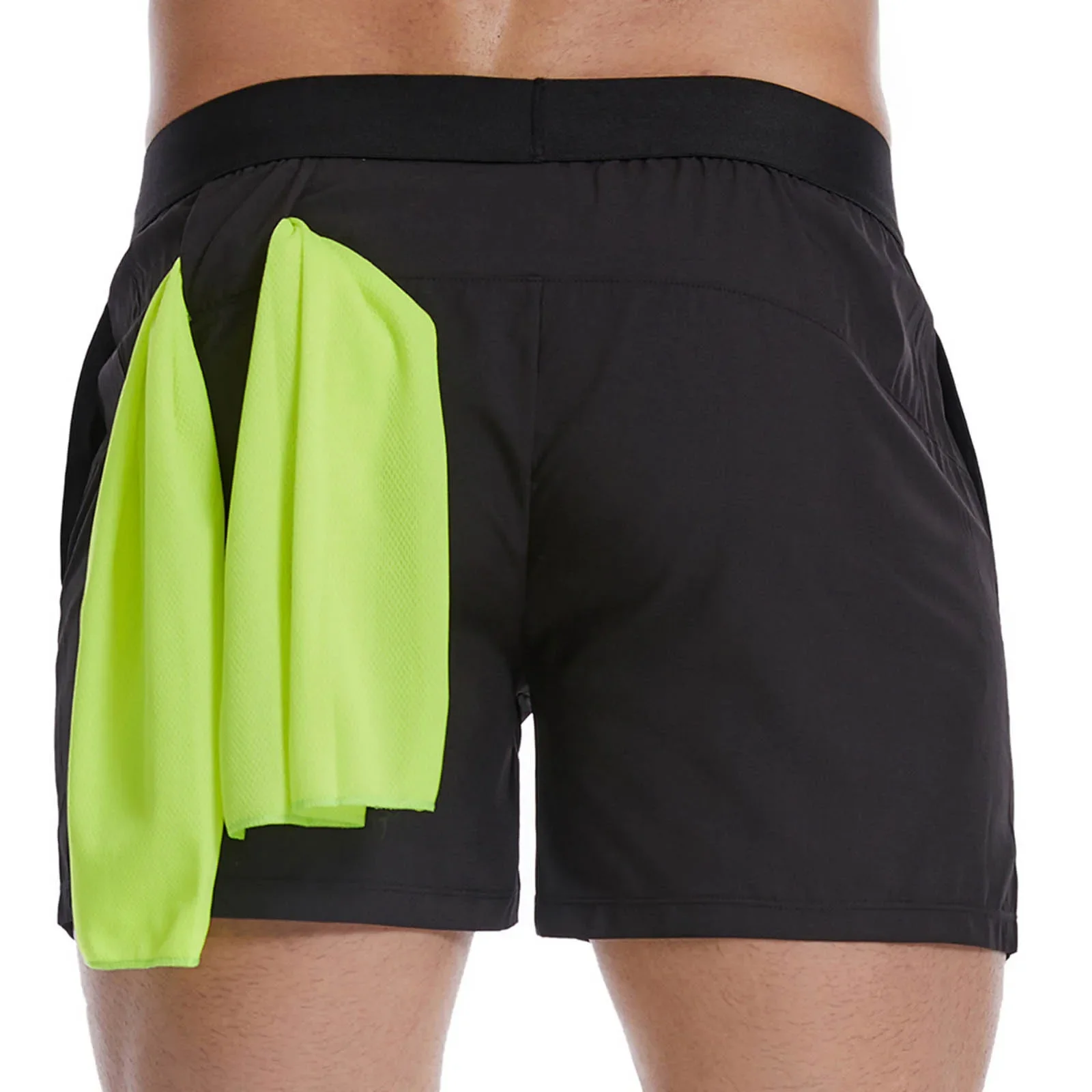 

2023 Summer New Gym Jogging Exercise Shorts Men's Sports Fitness Quick-drying Multiple Pockets Running Shorts Beach Trunks