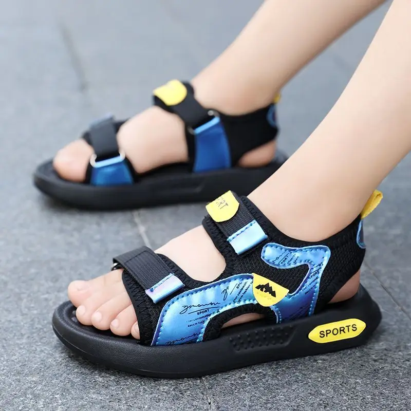 

2026 New Summer Boys Sandals Stylish Anti-Slip Soft Sole Beach Shoes for Kids Hot Selling and Comfortable