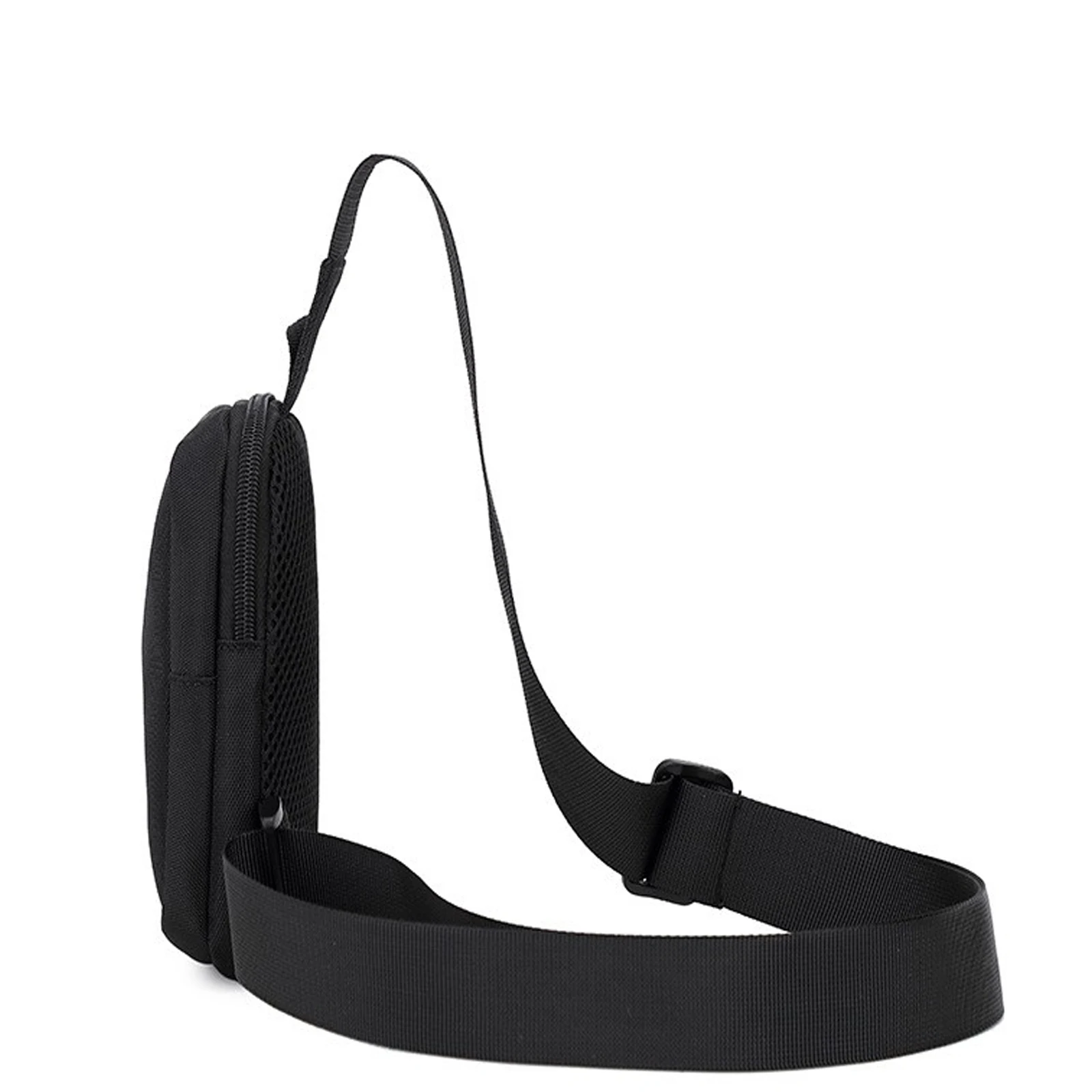 حقيبة رجالية ذات لون سادة/نمط مموه، حقيبة صدر رياضية كاجوال بحزام قابل للتعديل، حقيبة كروس عصرية للاستخدام اليومي #6