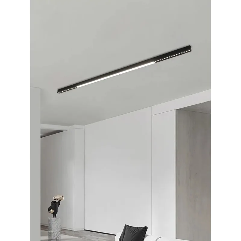 Long Strip Lamps Nordic Modern LED Ceiling Light Suitable for Living Room, Dining Room, Kitchen, Bedroom, Balcony, Corridor