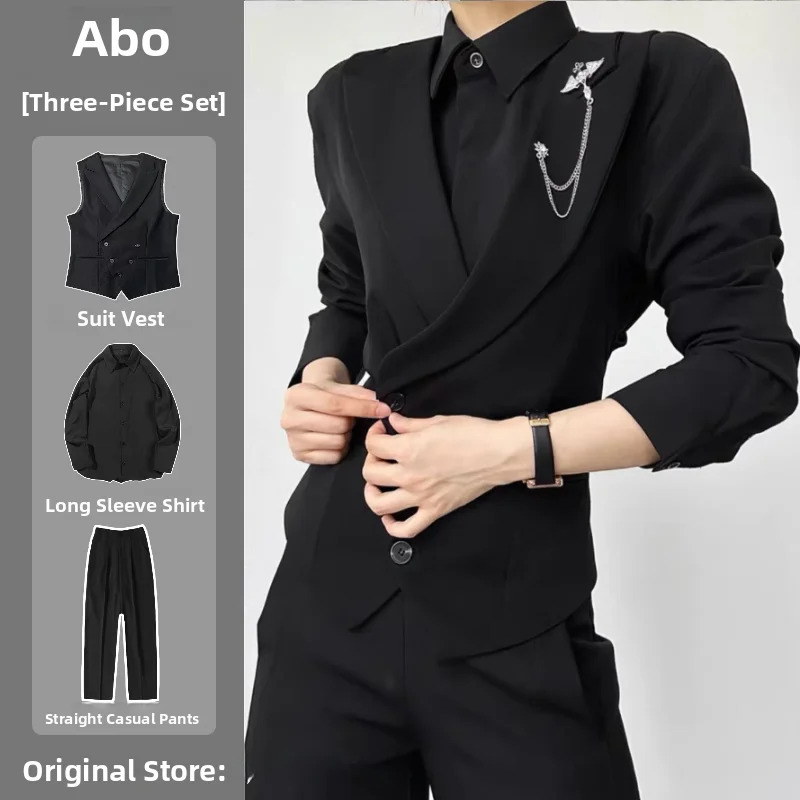 

Мужской модный жилет в британском стиле, повседневный, с застежкой-пряжкой, молодежный, популярный, суперприталенный, на четыре сезона, для бизнеса