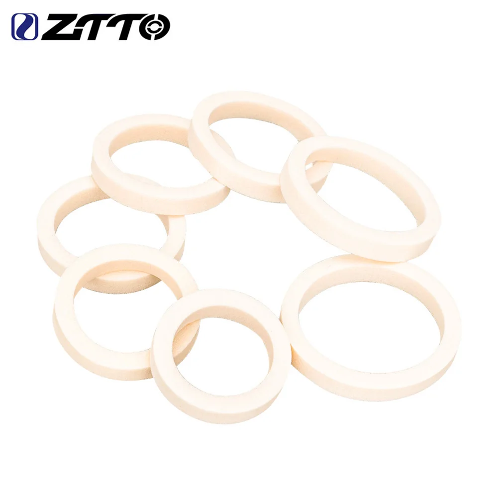 ZTTO Bicycle Fork Sponge Ring Dust Oil Seal Foam Washer MTB Road Bike Suspension Oil Absorbing Sponge Ring 32/34/35/36/38/40mm