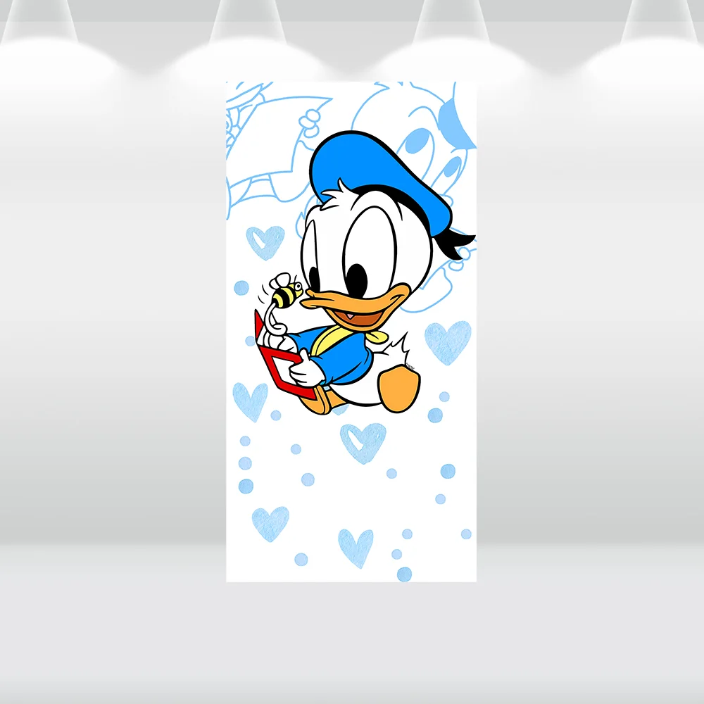 男の子の誕生日のための丸い背景,ドナルドダック,水切りの背景,ベビーシャワーアーチのカバー,壁のテーブルのシリンダーカバー