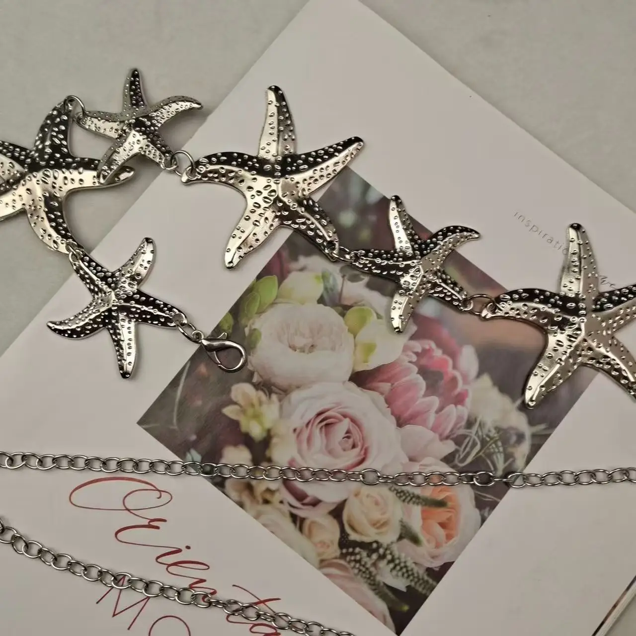 ヨーロッパとアメリカのクロスボーダーヒトデスプライシングウエストチェーン女性のための甘くてクールな女の子パーソナライズされたデザインベルトファッション