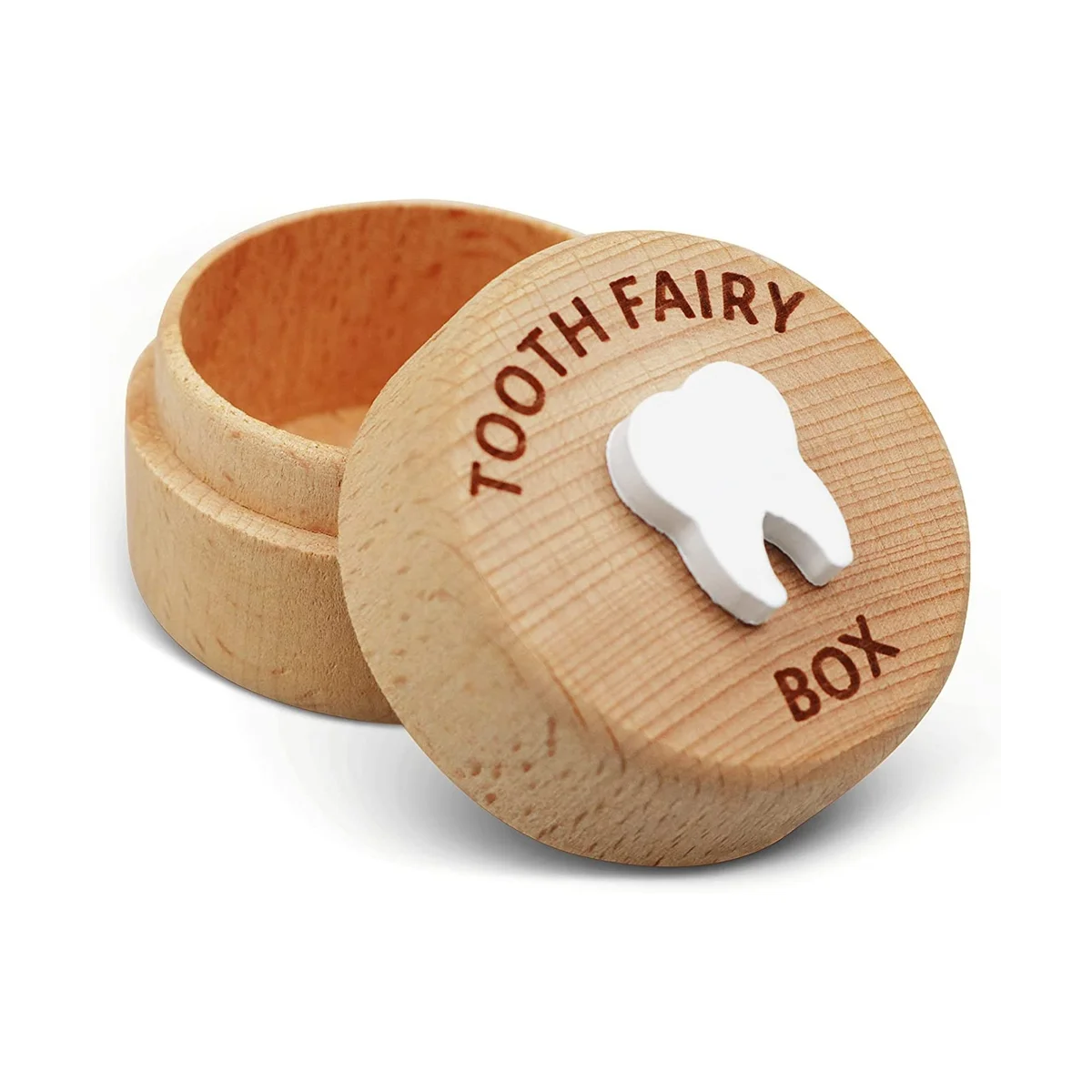 Tooth Fairy Box ,Cute 3D Carved Dropped Tooth Keepsake Storage Box Gift for Boy and Girls, Kids Tooth Boxes