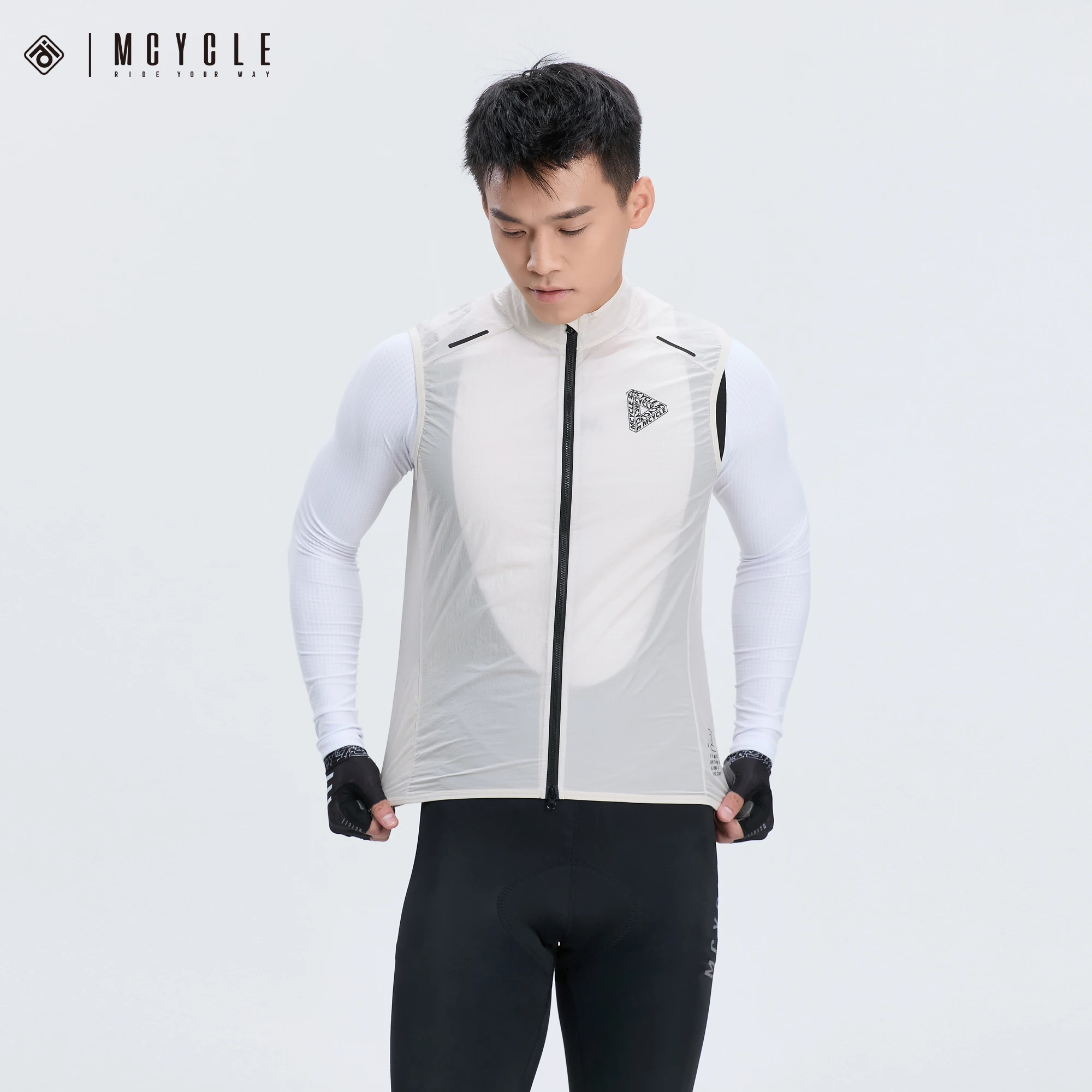 Mcycle Unisex Lightweight Soft Shell Sportswear Super Windproof Quick Dry Bike Vest Sleeveless Windbreaker Outdoor Cycling Vest