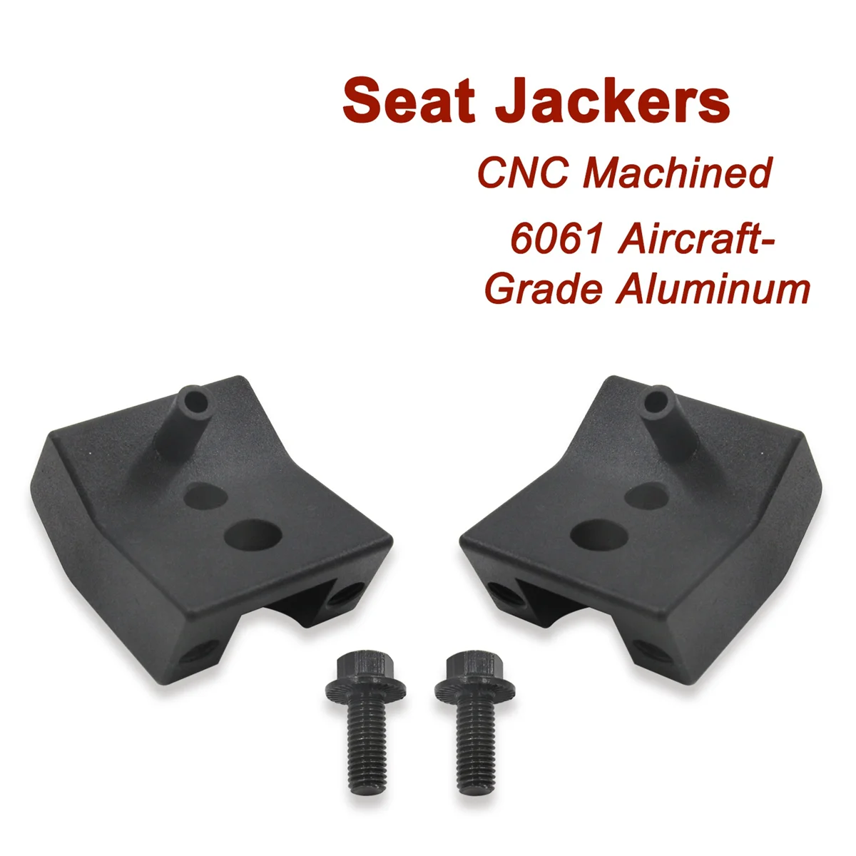 Seat Jack Seat Spacer Seat Lift Device for Toyota Tacoma 4Runner 05-22 Black