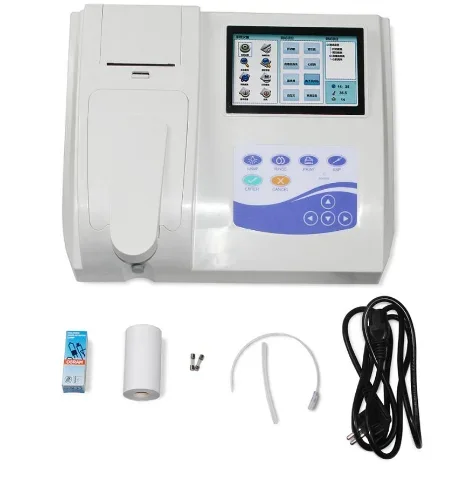 Laboratorium Chemie Analyzer Draagbare Touch Screen Bloed Test Machine In Vitro Diagnostic Semi Auto Biochemie Analyzer