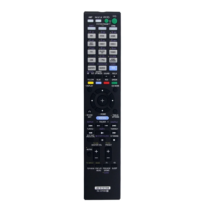 Replace RM-AAP080 Remote Control For Sony AV SYSTEM Remote Control