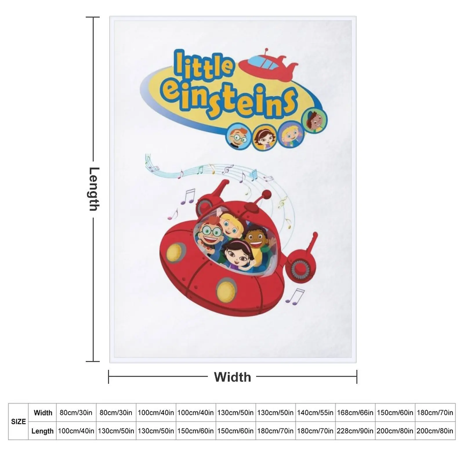 Funny Little Einsteins clothes little einsteins car Throw Blanket Stuffeds Luxury Throw Flannel for winter Blankets