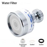 New 360 Degree Rotating Faucet Extension Splash-proof with Universal Adapter Water Filter Home Use Shower Supplies Faucet Nozzle