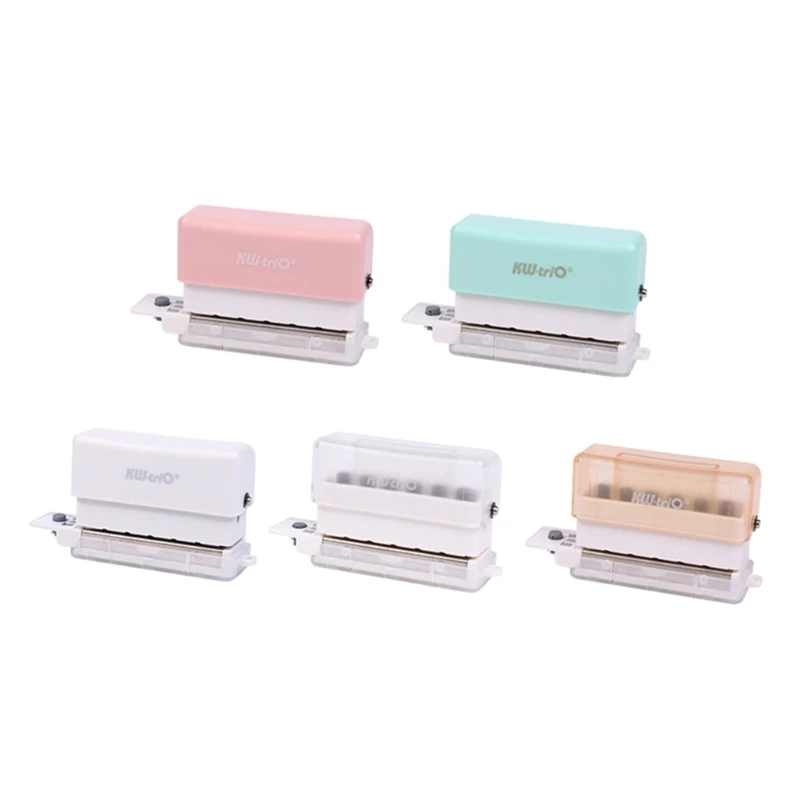 6 Holes Hole Puncher A4 A5 B5 Loose Leaf Paper Hole Punch Planner Scrapbooking Paper Binding Standard Hole Punch Machine