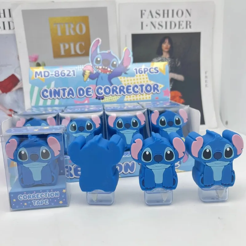 Disney Stich Korrektur Band Cartoon Anime Figuren Tragbare Mini Band Set Schule Studenten Schreibwaren Büro Liefert Kinder Geschenke