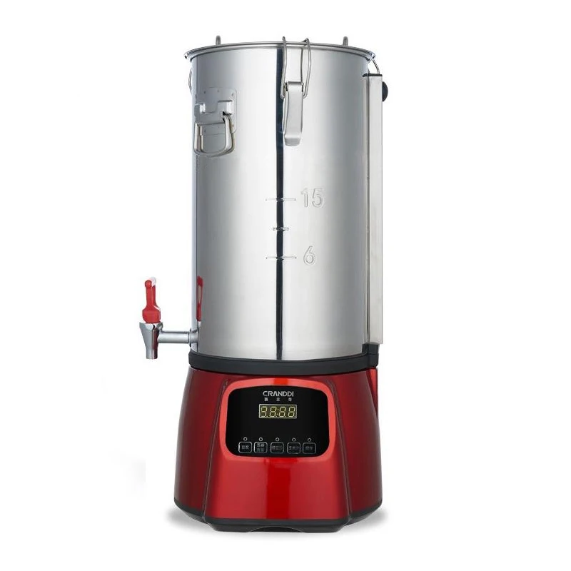 Commercial Soymilk Machine Grinder Automatic High Capacity Commercial Grinding Soymilk Heating Machine 15L Filter-free Slag-free