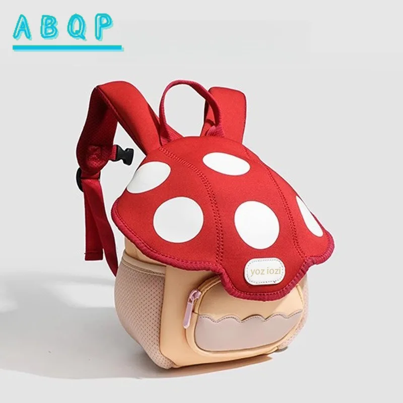 Cute Cartoon Mushroom Backpack Casual Plush Backpacks Mini Creative Design Travel Outdoor Daily Use for Student