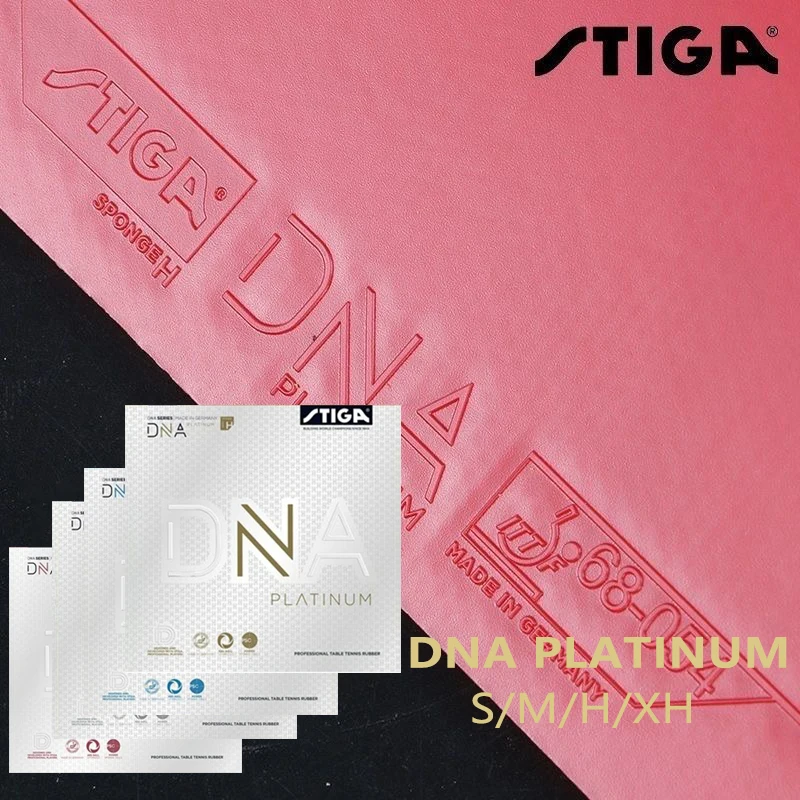 오리지널 STIGA DNA PLATINUM 시리즈 탁구 고무 전문 끈적이지 않는 탁구 고무 시트 독일산