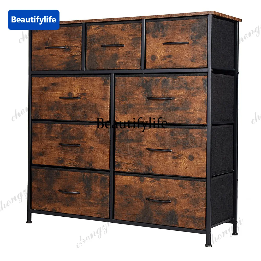 Household bedroom multi-layer floor-to-ceiling large-capacity locker, simple and multi-functional, storage cabinet