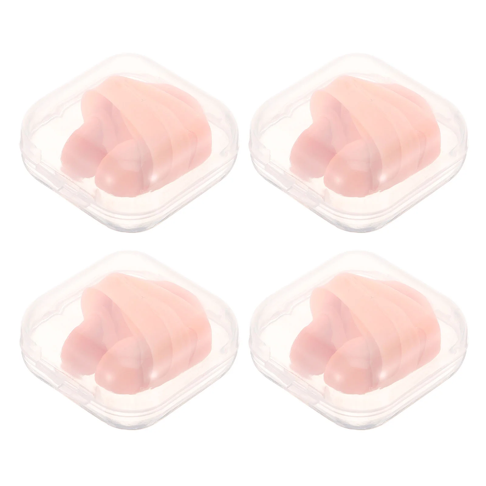 4 Pcs Aldult Child Ear Plugs Nose Clips Sports Swim Nasal Splint Adult Swimming Gear