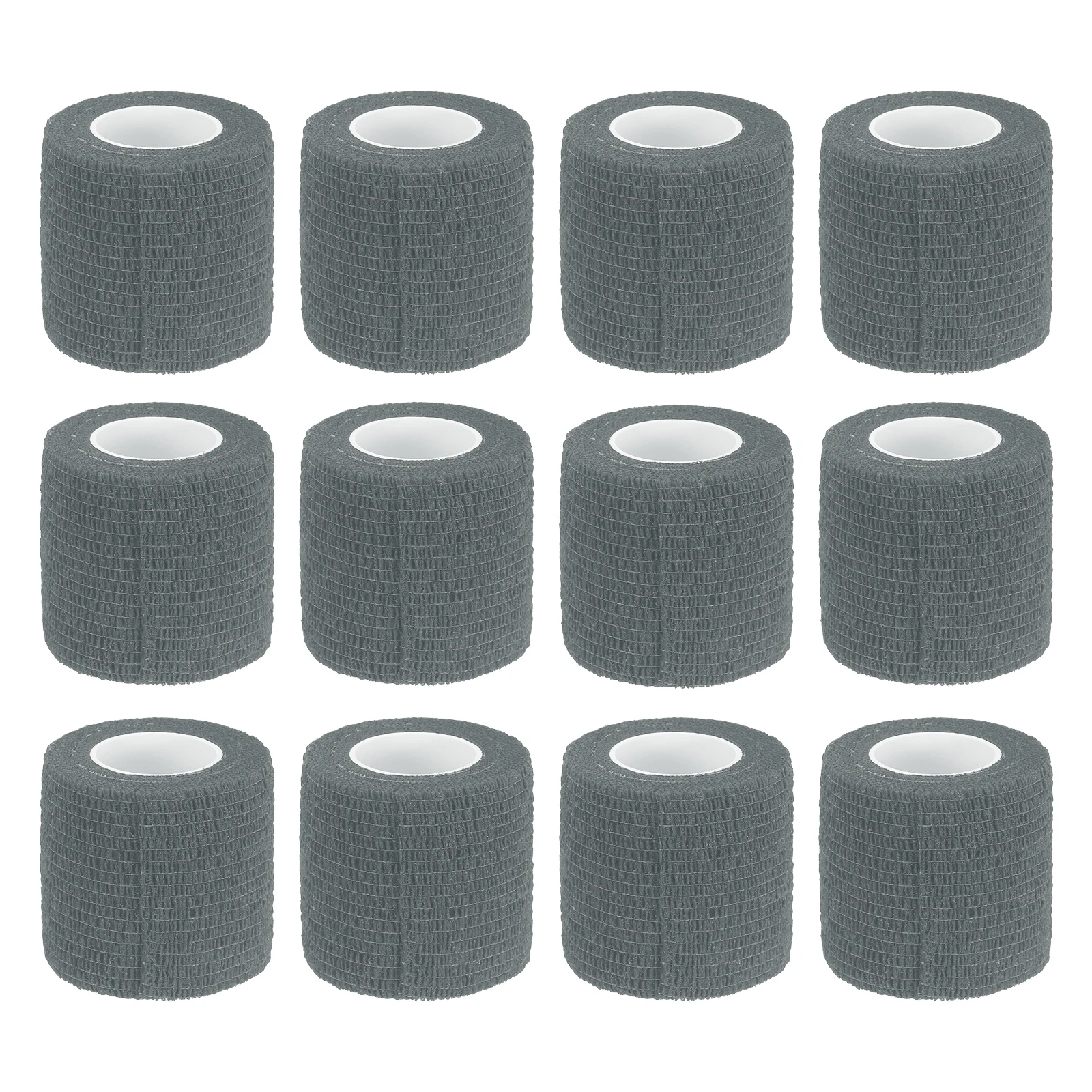5 Yards 12pcs Adhesive Elastic Tape 5 Yards Elastic Bandage Sports Elastic Wrap for Tennis Racquet Grip Sports Knee Ankle
