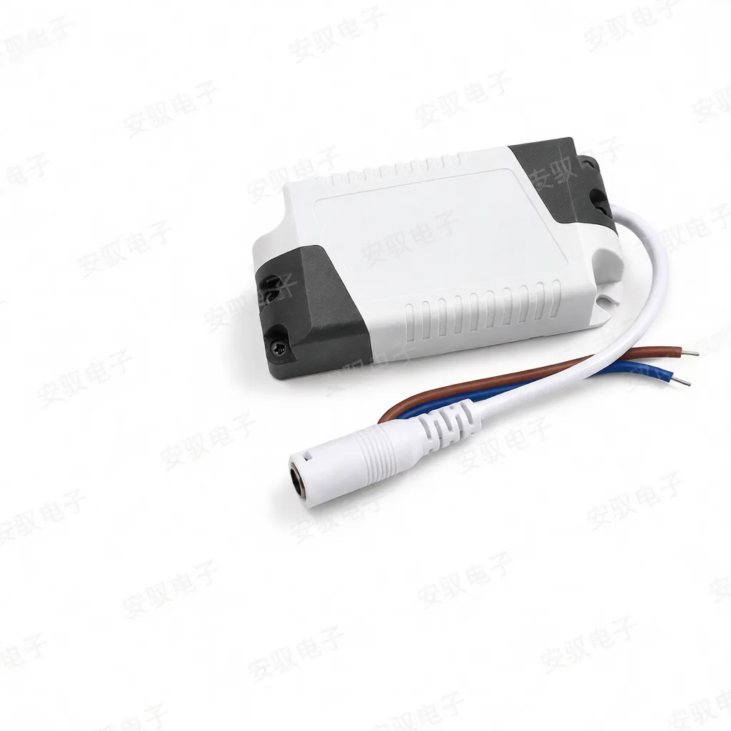 Universal LED Panel Light Driver Power Adapter 4W 12W 24W Transformer Constant Current Isolated DC Jack For Ceiling Lamp