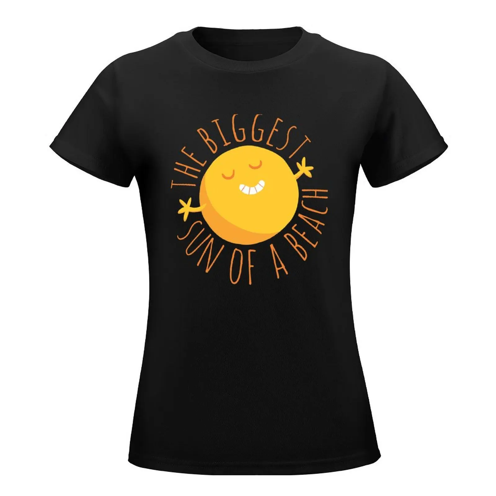 The Biggest Sun of a Beach T-Shirt customs design your own graphics t-shirt dress for Women plus size