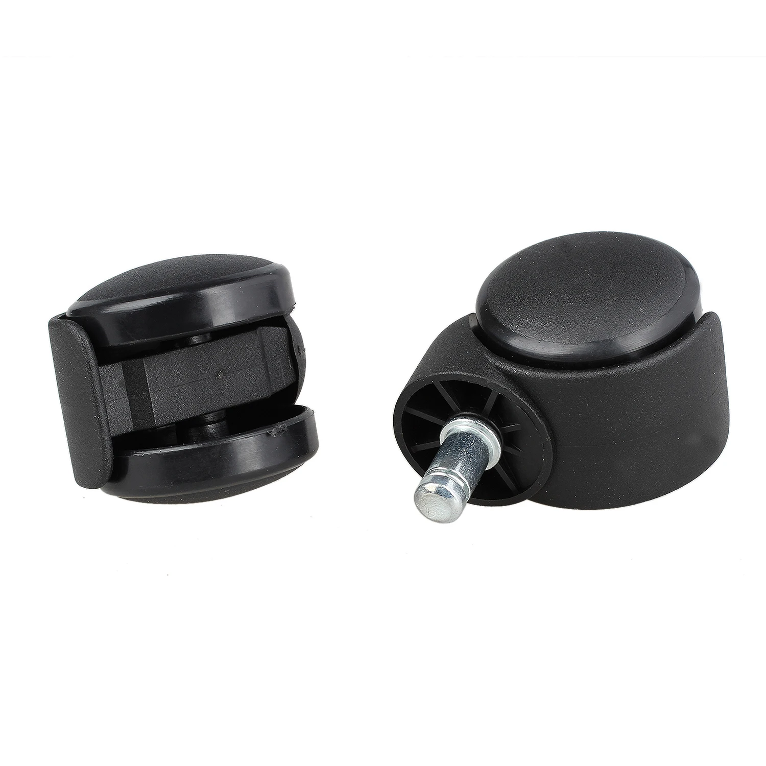 5 x Replacement Office Computer Chair Stem Swivel Castors Casters Wheels Black