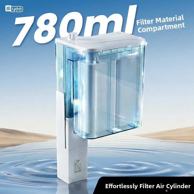 Yee Aquarium Oxygenator Filter Three-in-One Small Hanging Waterfall Purifier Circulation Device Pet Turtle Aquatic Equipment