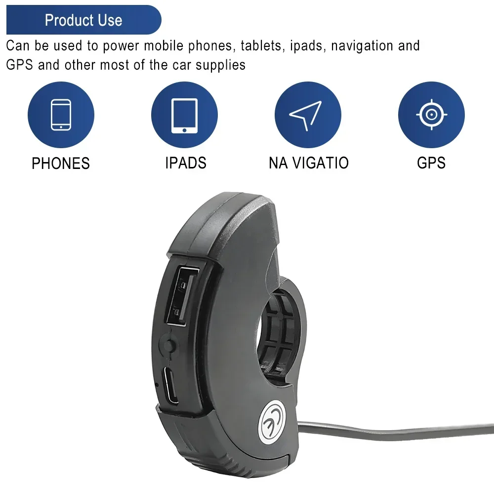 جديد Usb شاحن سريع مقبس مقاوم للماء XT60U-F ل ناينبوت ماكس G30 سكوتر كهربائي نوع C شاحن الهاتف قوس محول الطاقة