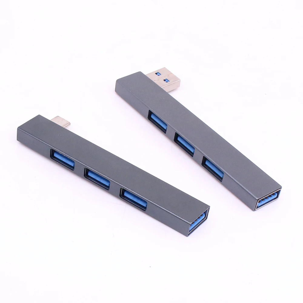 Angle USB C Type C 3.1 HUB 4 Port Multi USB 3.0 Splitter OTG Adapter For Macbook Pro 13 15 Air Pro Computer Tablet Accessories