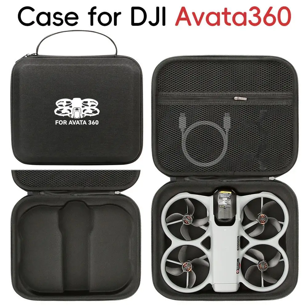 Przenośna torba na DJI Avata360, czarna, z nylonu, pojedyncza torba na urządzenie, plecak na drona, akcesoria. — zdjęcie produktu 3