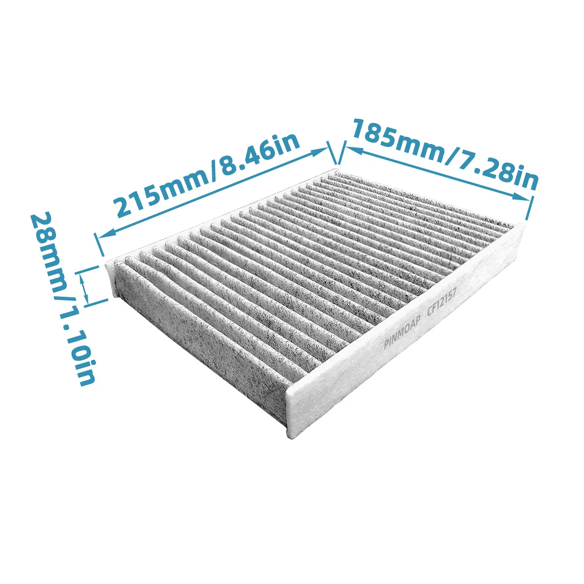 Lanke Autoteile Luftfilter Passend für Toyota Camry Corolla Avalon 87139-0e040 CF12157 WP10322 Auto-Filterkartusche – Detail 3