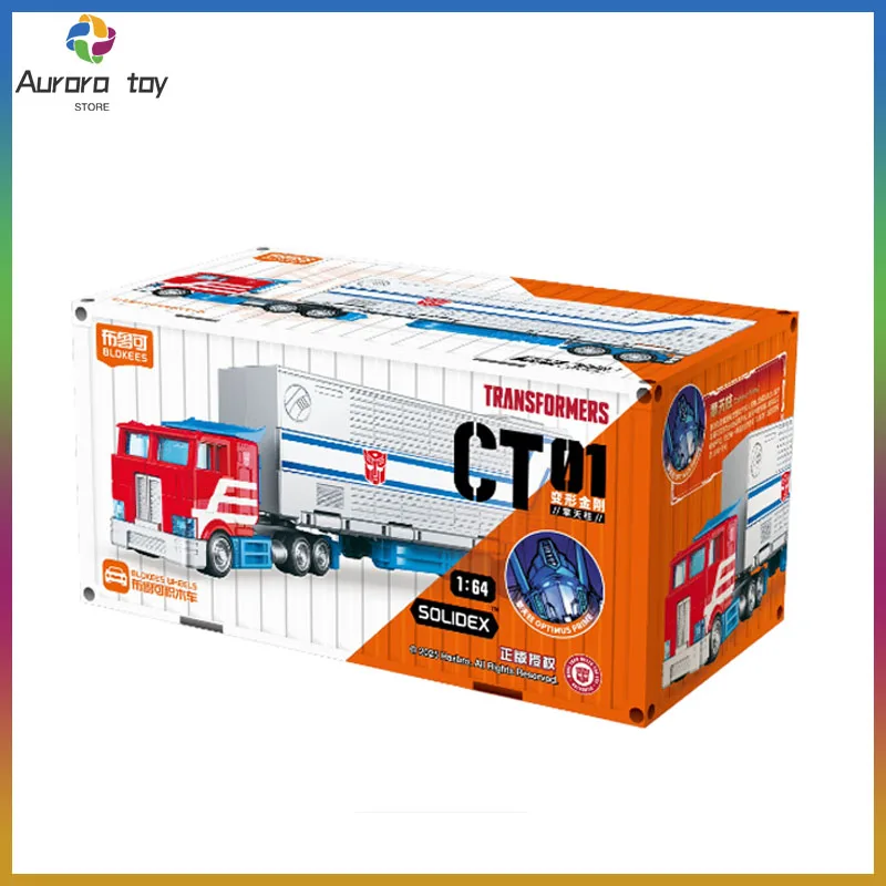 

New Blokees Anime Figures Optimus Prime Transport Carriage CT01 Action Figure Toys Model Collectible Custom Birthday Gifts