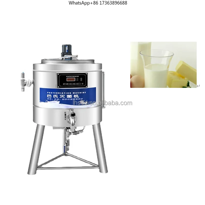 Single Can of Fresh Milk Pasteurizer tank /Community Milk bar Pasteurization Machine