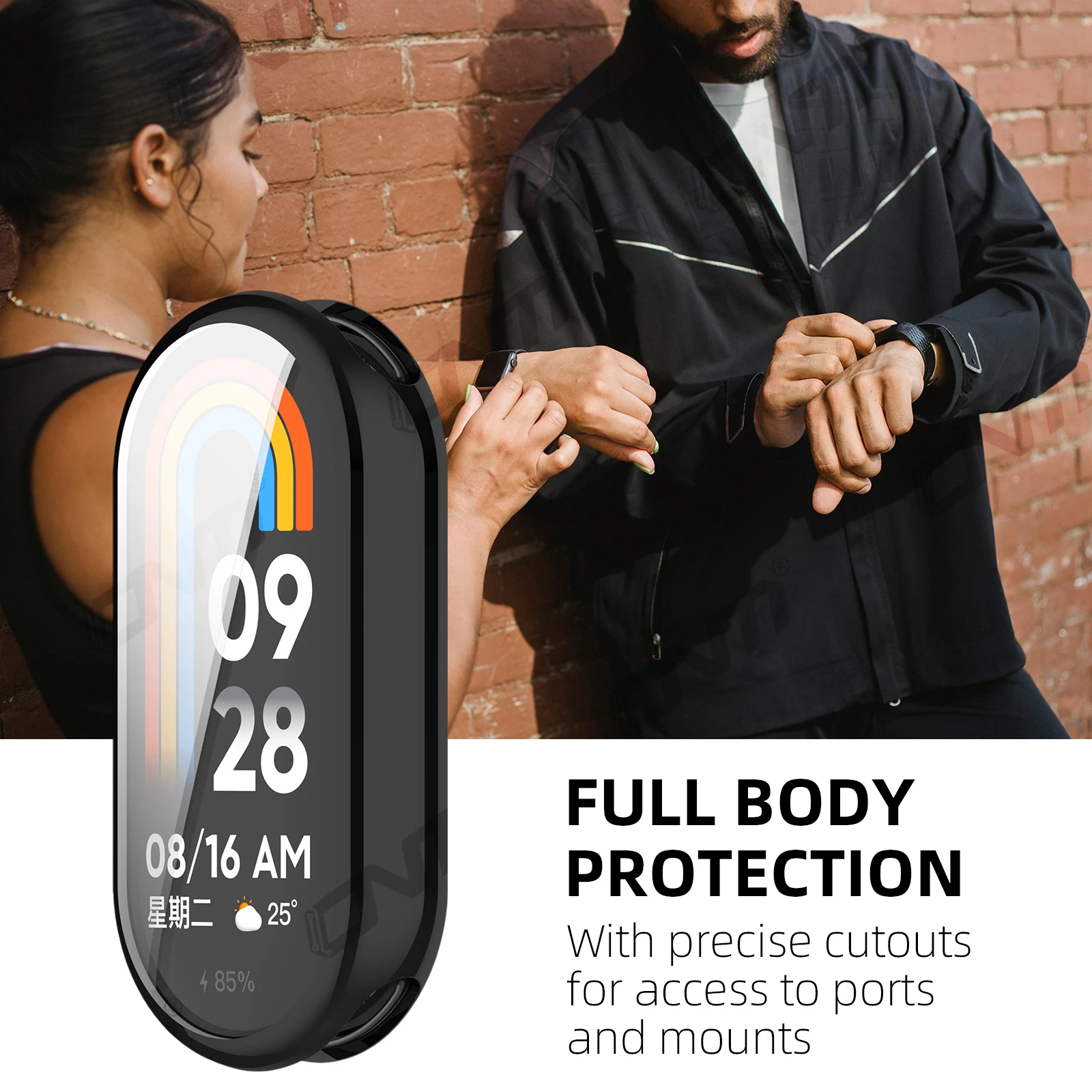 Étui pour Xiaomi Mi Band 10, étui de protection d'écran en TPU souple, housse de protection complète pour accessoires Mi Band10