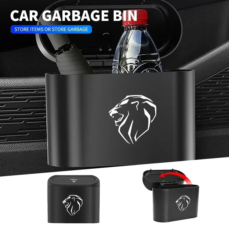 

Автомобильный квадратный подвесной мусорный бак для Peugeot 408 4008 308 3008 Rifter 5008 508 2008 208 RCZ 407 108 Аксессуары
