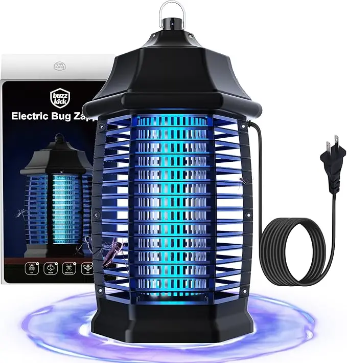 

Electric Bug Zapper,Indoor Insect Killer with Switch Waterproof MosqMosquito Repellent Outdoor, Fly Traps for Backyard Patio