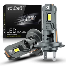 H7 LED Żarówka reflektora Mini Bezprzewodowa 120W 20000LM 6500K CSP do reflektorów samochodowych Auto Diode Lamps H7 Turbo Led 12V Automobile