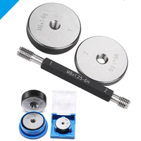 2Pcs/set M14 M16 M18 M20 M22 M24*3*2*1.5*1*0.5 Thread Ring Gage Thread Ring Gauge Ring Go-Nogo Gauge 6G Measure Gauge