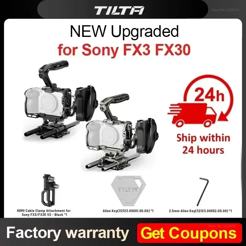 TILTA for Sony FX3 FX30 Camera Cage TA-T16-FCC Armor Full Cage Body Surround Tactical Suit Anti Scratch Full RIG – Gedetailleerde Beoordeling en Gebruikstips