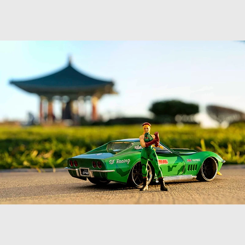 Jada 1:24 Scale 1969 CORVETTE Alloy Car Model Ornament Souvenir Display Collection Hobby Gift