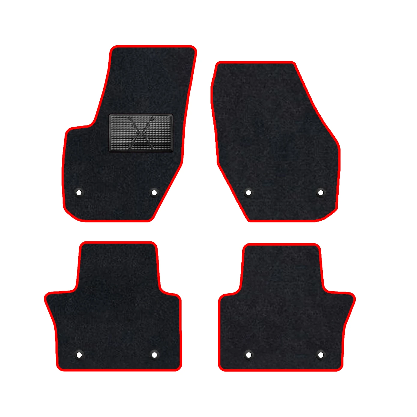 Car Mats With Buttons For Volvo S60L 2014–2022 Car-Specific Mats Floor Mats