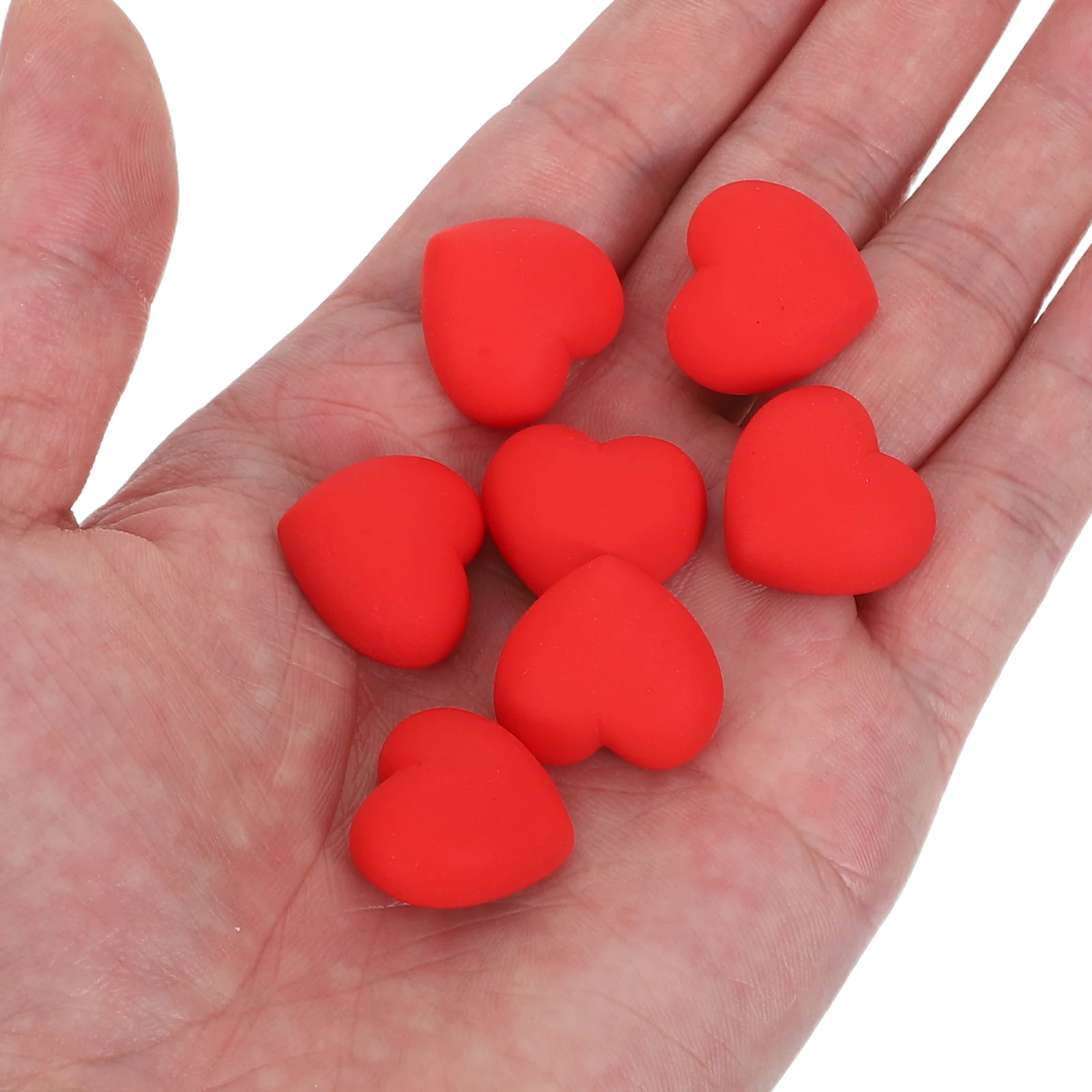 

12Pcs Heart Shaped Whiteboard Fridge Magnets Red Decorative Magnetic Stickers for Kitchen Office Locker Storage Cabinet