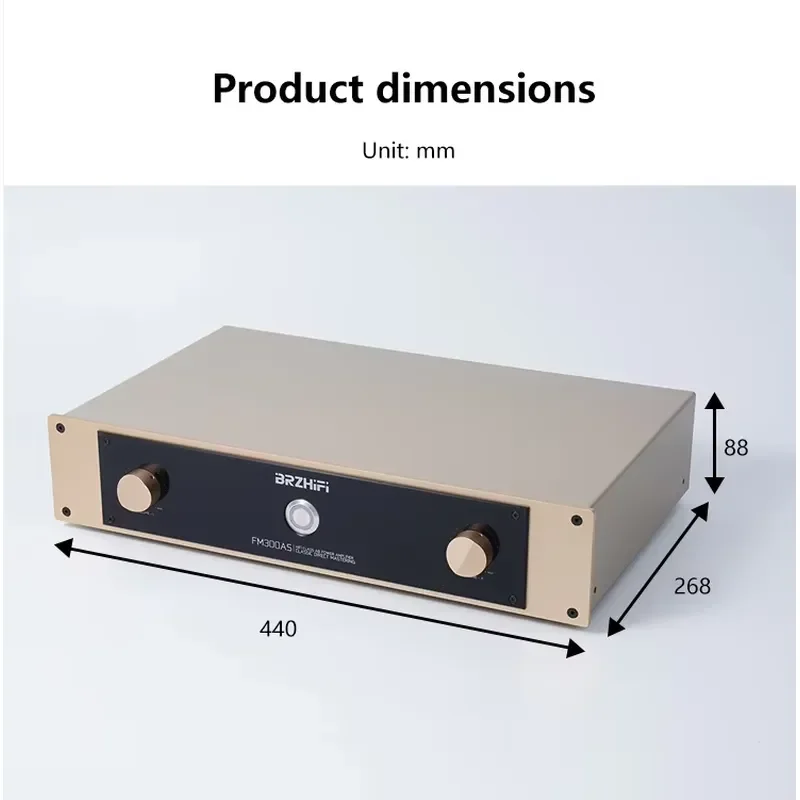 High Power Class A/B Amplifier Audiophile HiFi Audio System Direct Cut Swiss FM Circuit Home Theater Stereo Sound