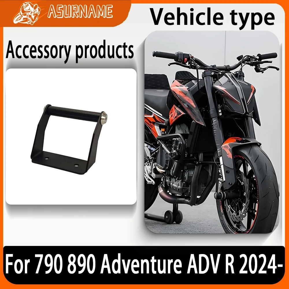 

For 790 890 Adventure ADV R 2024- Motorcycle Cellphone Phone GPS Navigation Mount Bracket Handlebar Bar Extension Stand Holder
